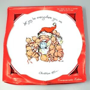 1973 Vintage Kewpie Christmas Collector's Plate